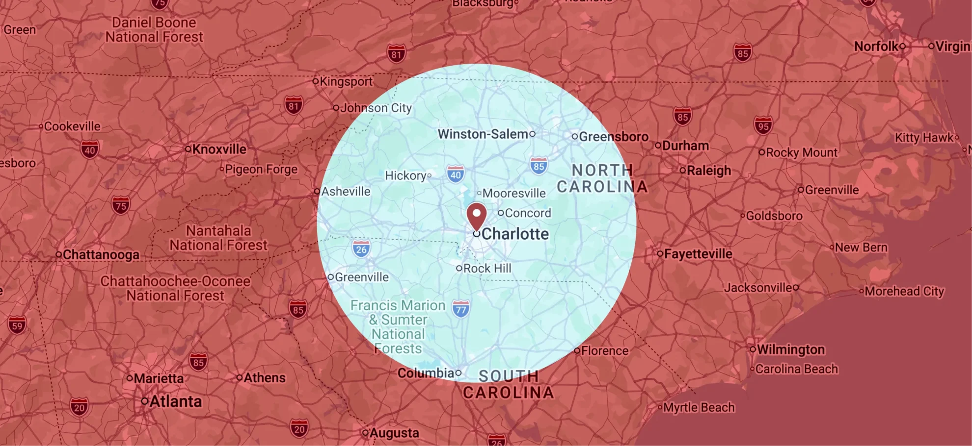 MAP GHK Door Solutions Charlotte, NC 1